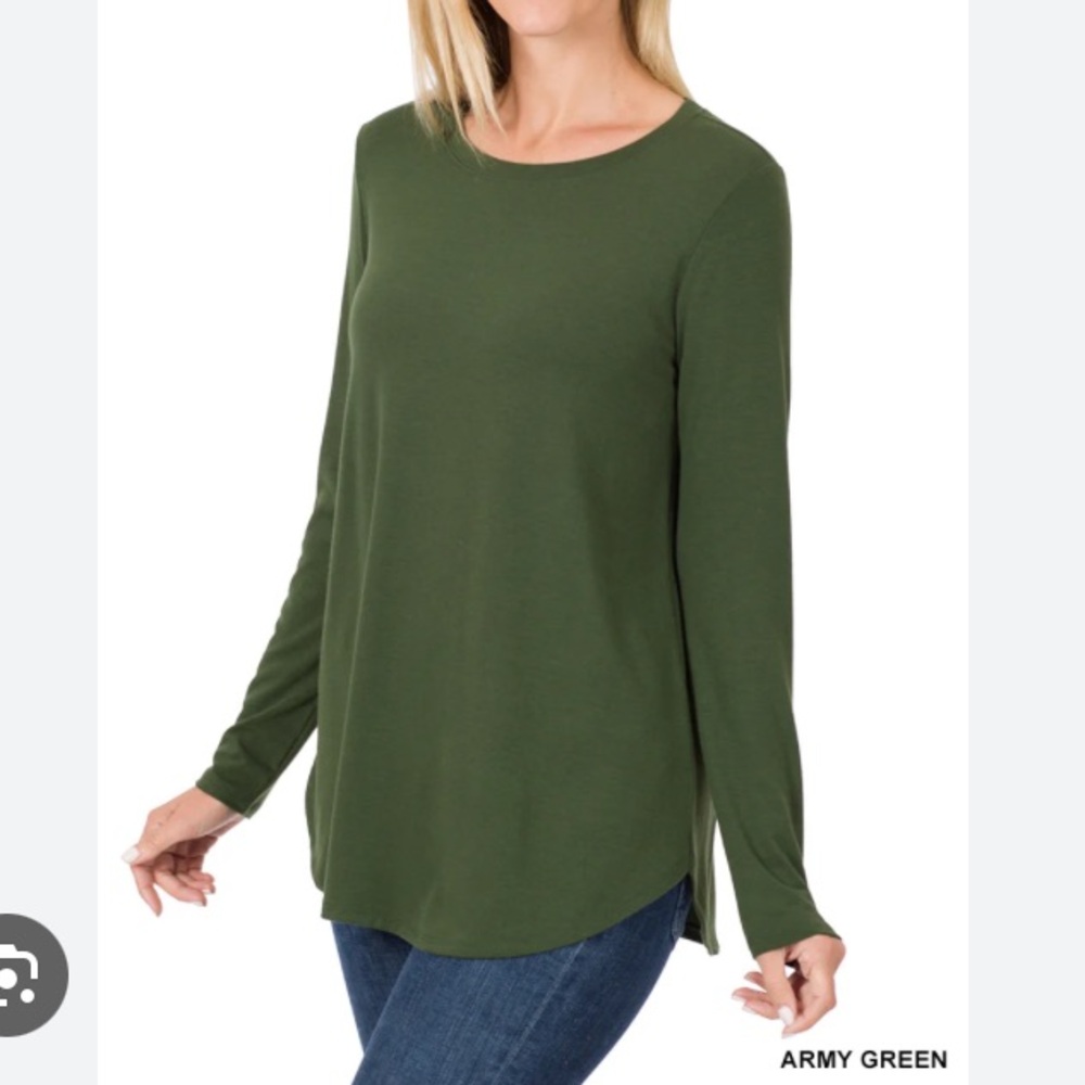 Zenana Relaxed Fit Long Sleeve Shirt
